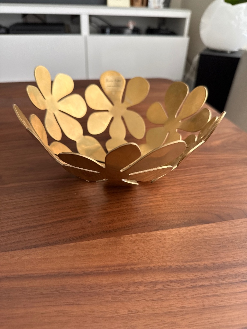 Ikea Stockholm gold decorative bowl